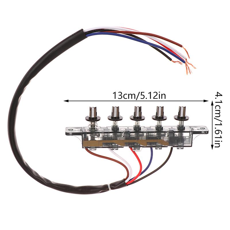 1Pc Range Hood 5 Button Switch Button Universal Switch Panel Controller Applicable Range Hood Switch Button Accessories
