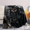 1PC GHOST Print Flannel Blanket, High quality Comfortable for All Seasons, Home Decor, Warmth and Comfort, Perfect for Christmas Gifts160