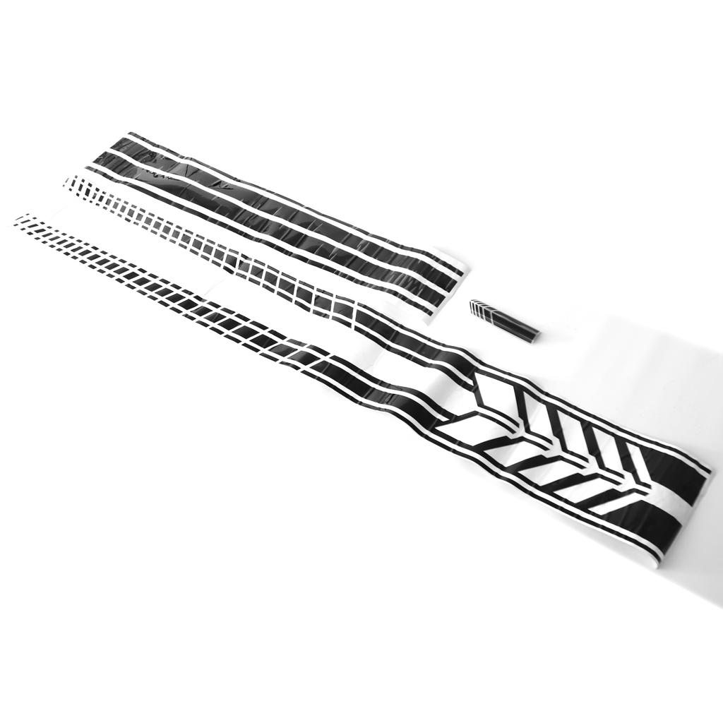 5Pcs Car Stickers Body Sticker Decals Stripes Car Side Door Body Hood Rearview Mirror Decal Stickers Set