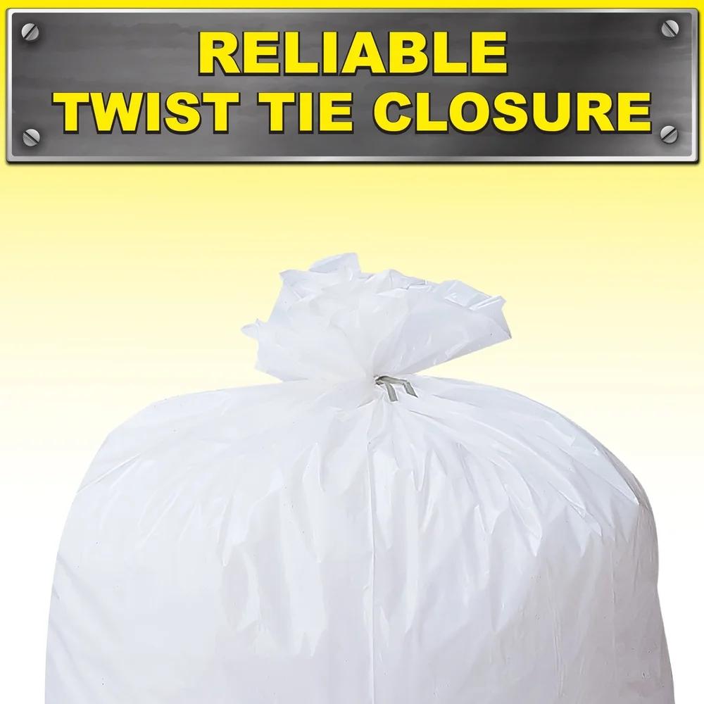 Heavy Duty Compactor Trash Bags 20 Gallon 20 Count Odor Control Twist Tie Closure Fresh Scent Large Durable Garbage Bags