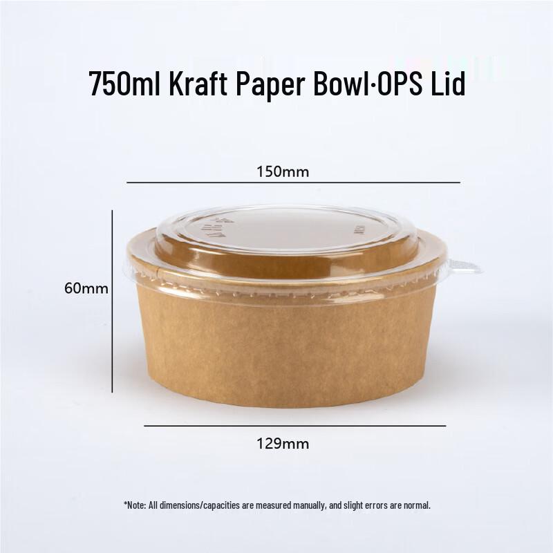 Einweg-Kraftpapier-Mikrowellen-Lebensmittelbehälter