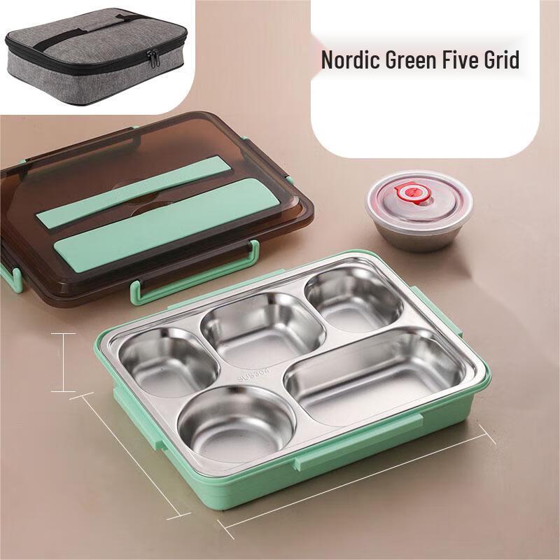 Qianxing 304 Stainless Steel Portable Bento Lunch Box