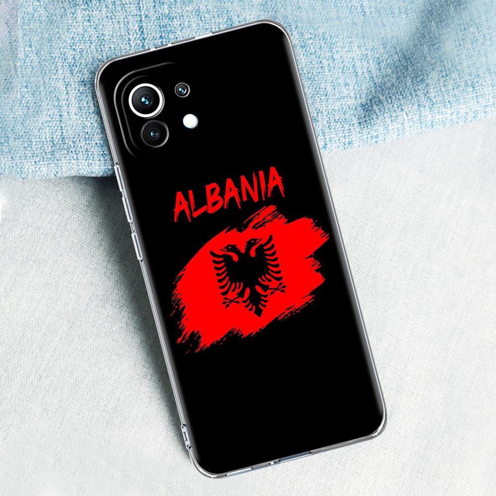 Albanien Albaner Flagge Für Poco X5 X3 NFC F5 F4 F3 M3 Handyhülle Für Xiaomi 12T 12 13 Lite 11 Ultra Mi 10T 5G 11X Pro 11T Hülle