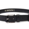 Reliable Men's Leather Belt GRANDE PELLE Leather Belt 21467 Black