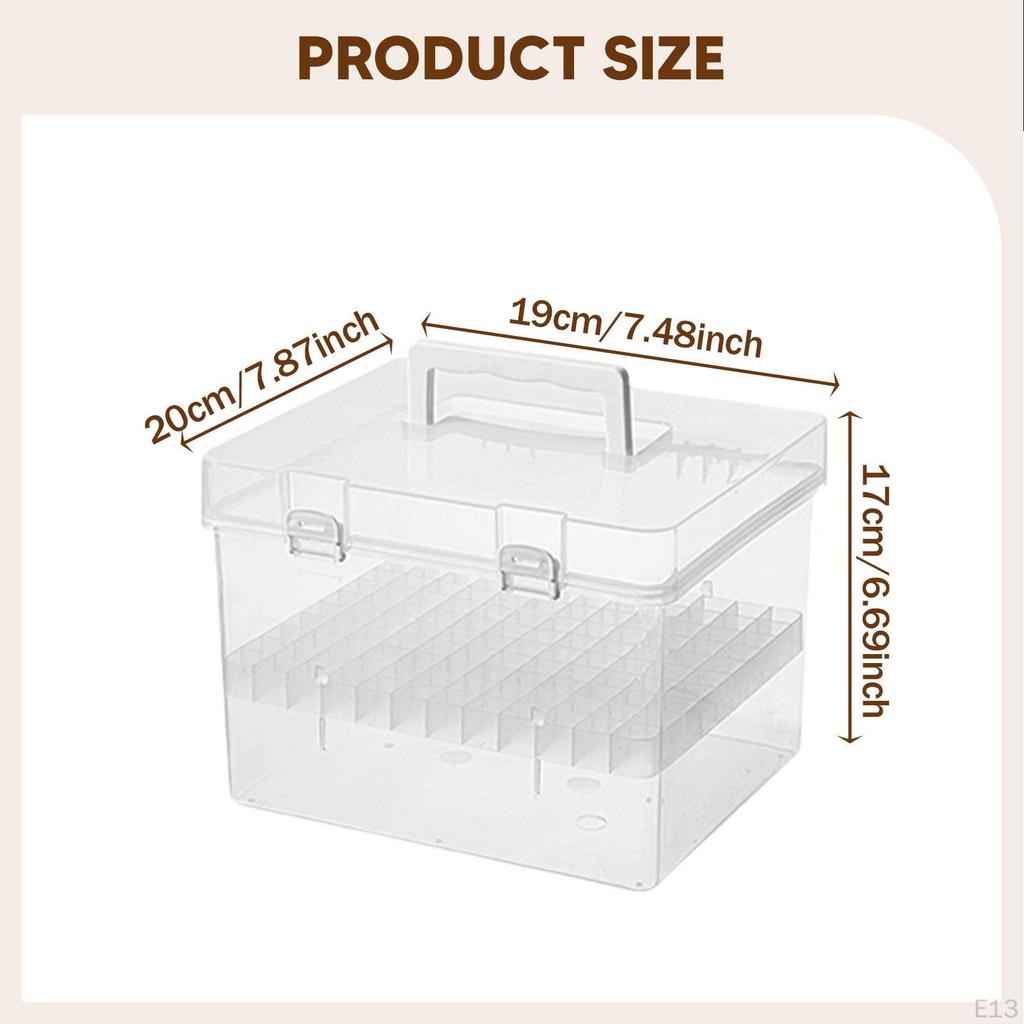 Marker Carrying Case Art Supplies Multifunctional with Handle Storage Container Box
