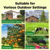 Solar Ultrasonic Animal Repeller Outdoor Waterproof Motion Sensor Pest Deterrent with Flashing LED Lights for Garden Yard Patio Protection