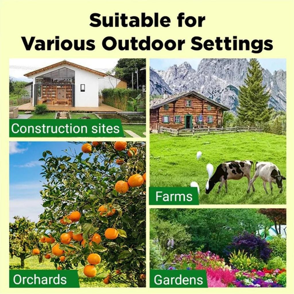 Solar Ultrasonic Animal Repeller Outdoor Waterproof Motion Sensor Pest Deterrent with Flashing LED Lights for Garden Yard Patio Protection