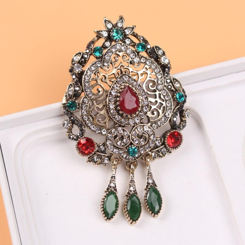 

Средневековая винтажная ретро-брошь женские аксессуары в придворном стиле роскошные аксессуары для корсажа