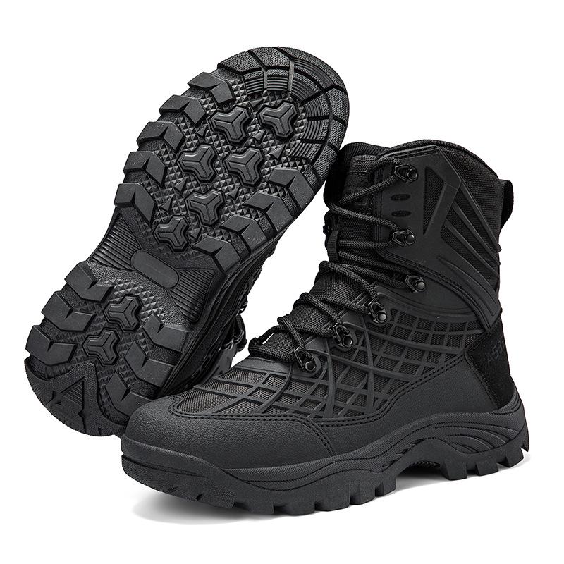 Atmungsaktive High-Top Taktische Kampfstiefel für Militär, Wandern und Bergsteigen