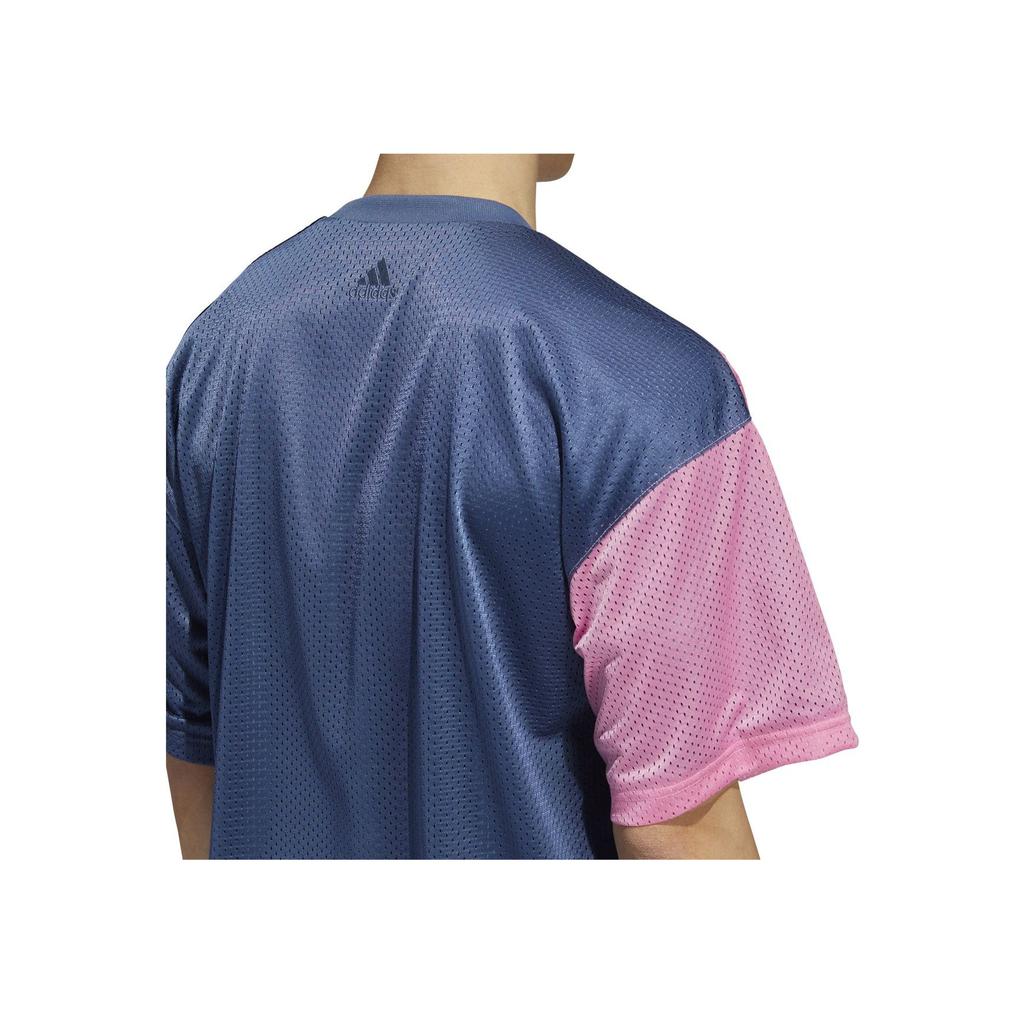 adidas Color Block Drop Shoulder Round Neck Short Sleeve T-Shirt Men Tops Multicolor HG2632