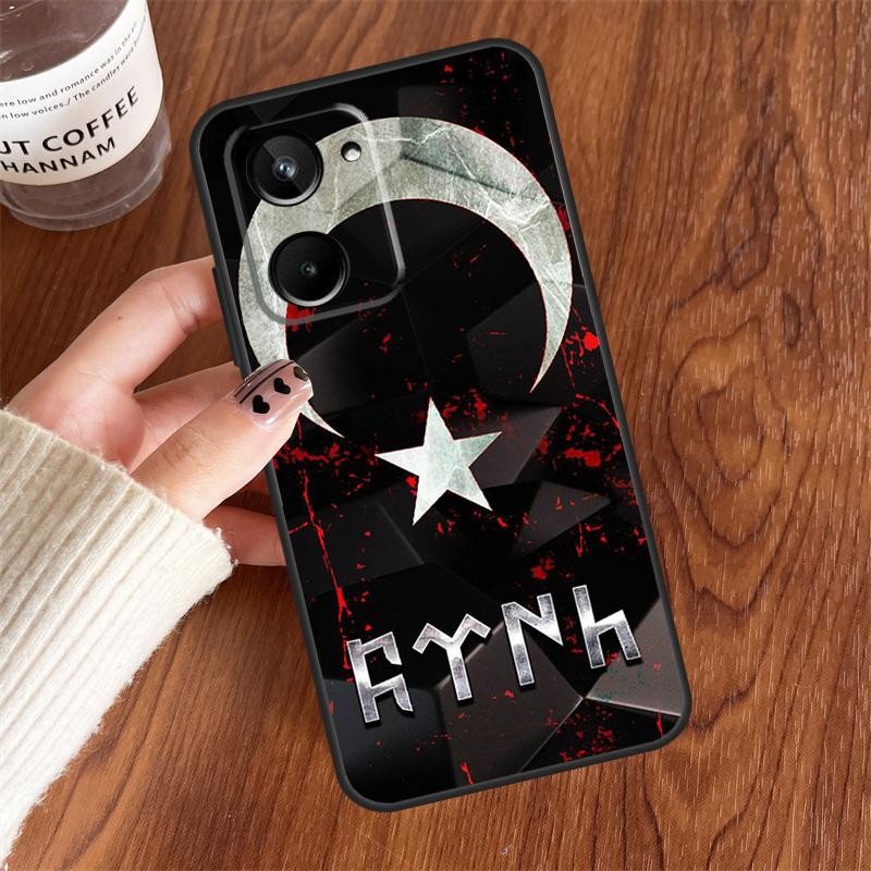 Turkey Turkish Flag For Realme 10 11 12 13 14 15 Pro Plus C65 C71 C75 C55 C63 C61 C53 C67 C35 GT6 GT7 Pro Case