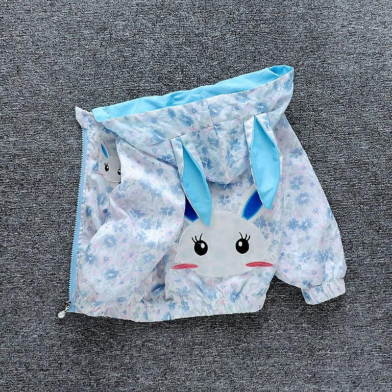 Loose Casual Hooded Rushing Coat Boys and Girls Jacket Spring Ball Thin Section of The Middle and Large Children Jacket Children's Outside
