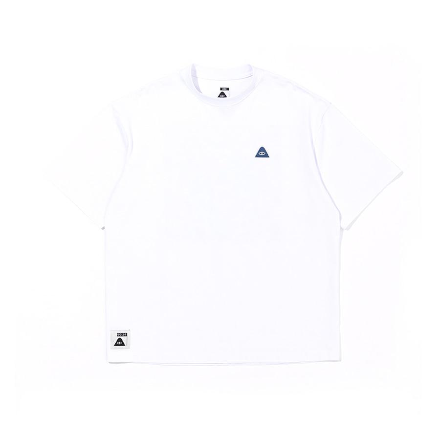 Polar Staff Rainbro Relax Fit Tee White M (231Mcv0053Whtm)