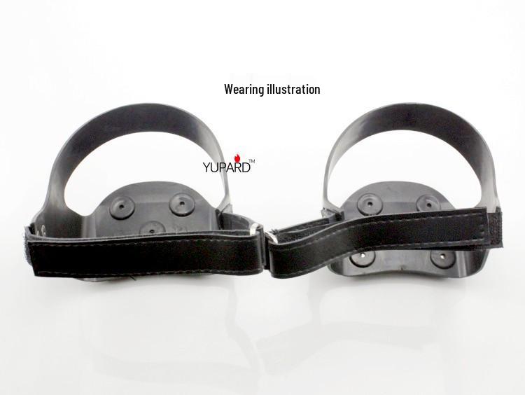 5-Tooth Reflective Anti-Slip Ice Cleats for Outdoor Shoes