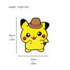 Anime Brooch Cartoon Figure Kawaii Pikachu Psyduck Bulbasaur Metal Badge Enamel Pin Jacket Jeans Lapel Pin Accessories