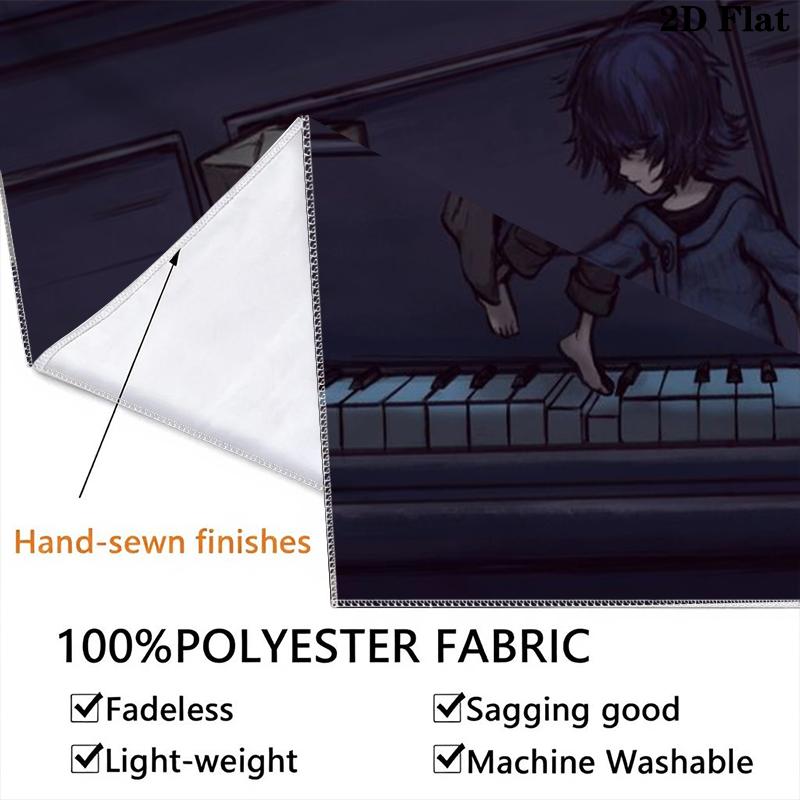 Little Nightmares Arazzo da Parete Estetico Appeso a Parete Coperta in Tessuto Stampato Arazzi Decorativi per Camera da Letto Soggiorno Arredamento per la Casa