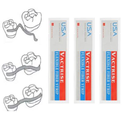 7Pcs/Box Dental Material Flexible Fiber Strip Glass Splint Loose Tooth Fixation Strips Light Cure Bonding Orthodontic Retainers