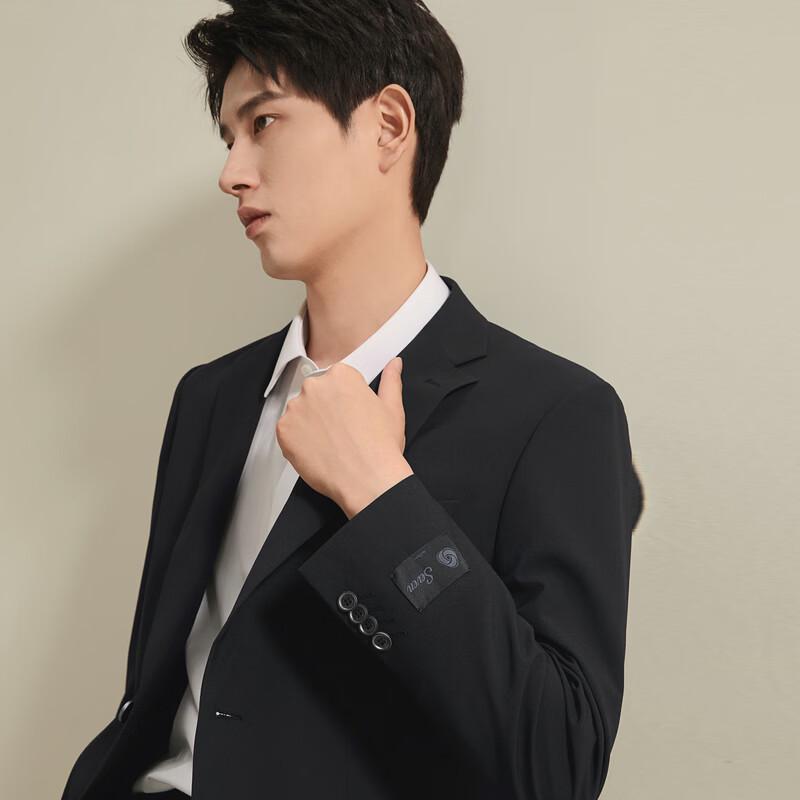 Seven Men's Silk Blend Wrinkle-Free Wool Suit