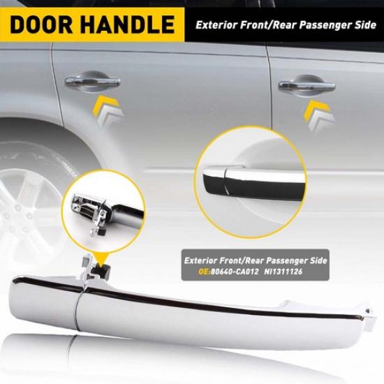 Front Passenger Exterior Side Door Outside for Handle 03-07 NISSAN ROGUE