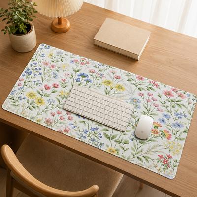 Florale Ästhetik Kunst Mauspade Gaming XL Heim-Mauspad XXL Spielmatte Büro Teppich Naturkautschuk Weiche Tischmatte