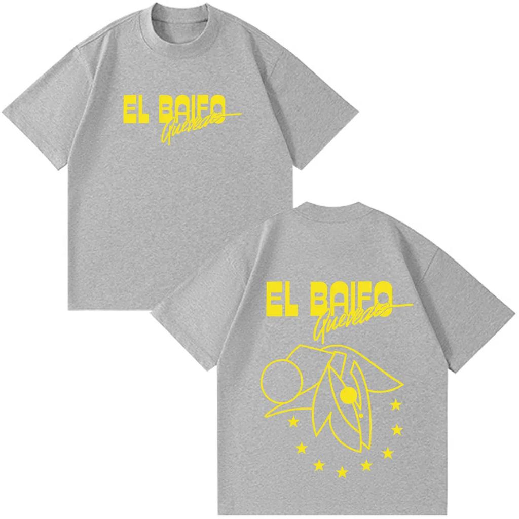 2026 Summer QUEVEDO EL BAIFO Album Tour Print T Shirt Unisex Unisex Fashion Tshirt Shortsleeved Cotton Casual Aesthetics Tshirts