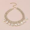 Customized Collarbone Chain Creative Design Multi-Layer Water Drop-Shaped Neck Chain Light Luxury Temperament Versatile Necklace Customization