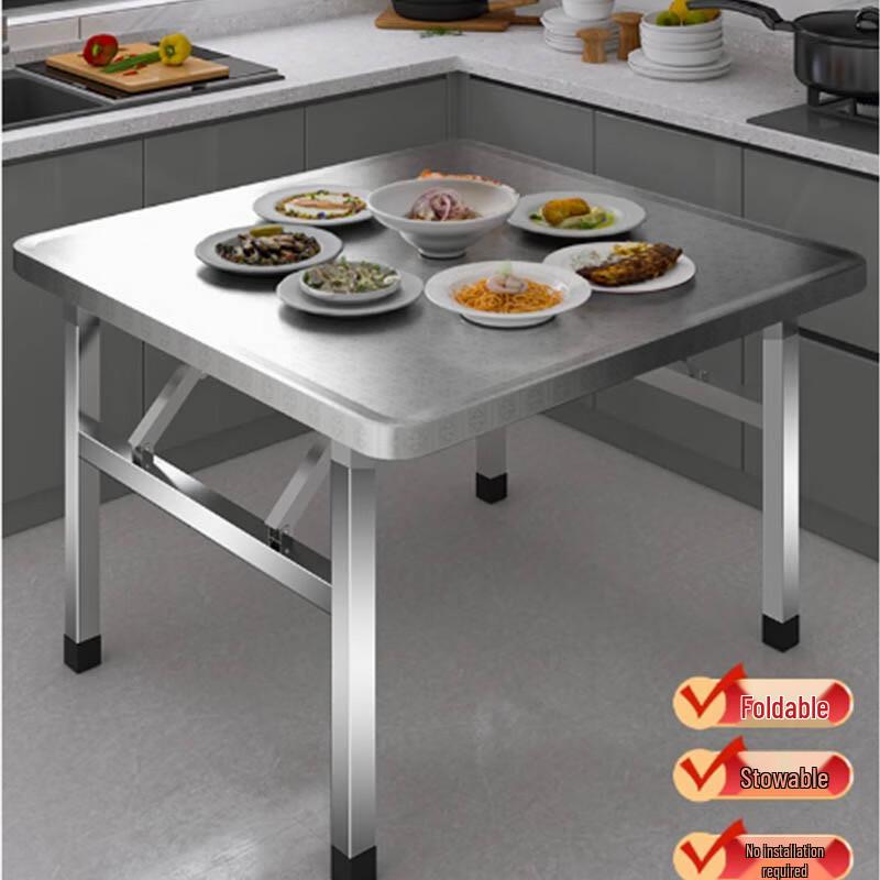 Skládací stůl z nerezové oceli 304 pro vysokou zátěž