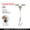 Stainless Steel Adjustable Wire Rope Hanging Hook for Art & Picture Displays