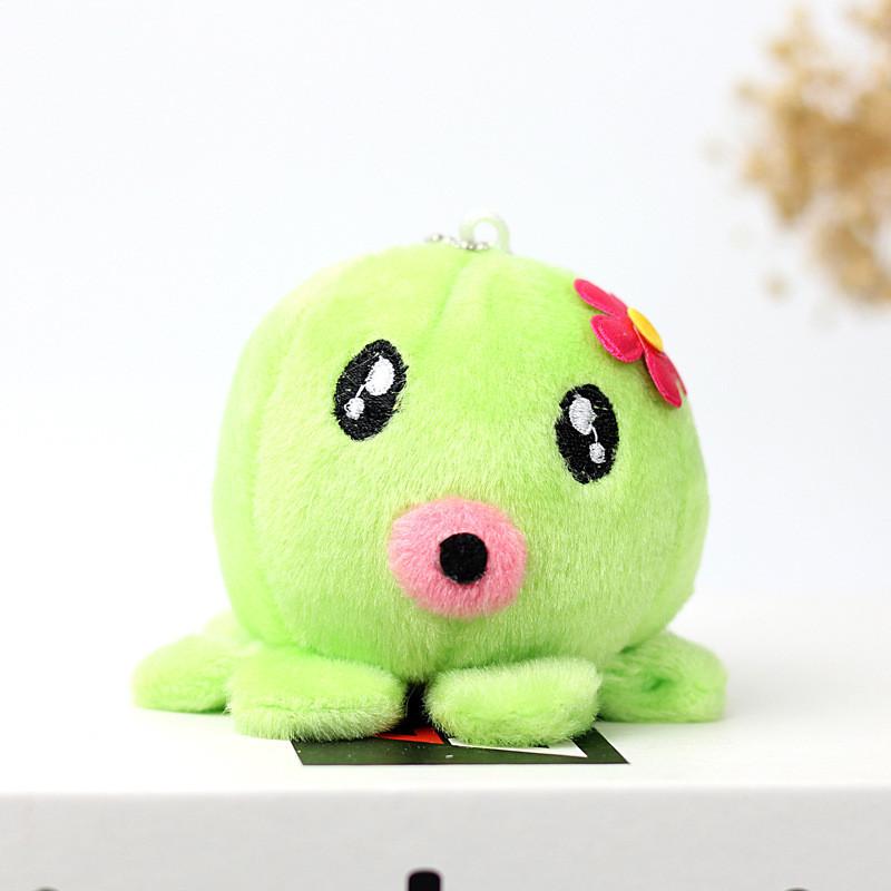 Adorable Octopus Plush Doll Keychain Cute Stuffed Animal Short Plush Toy For Bags