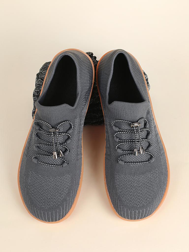 Wide Last Flying Woven Bigfoot Bone Overturning Shoes Barefoot Shoes Breathable Soft Soles Loose Fat Feet Big Head Shoes for Men