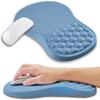 Wrist Rest Ergonomic Mouse Pad Massage Bumps Wrist Support Mousepad  Gaming Desk