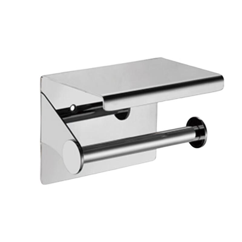 Stainless Steel Toilet Roll Holder with Shelf