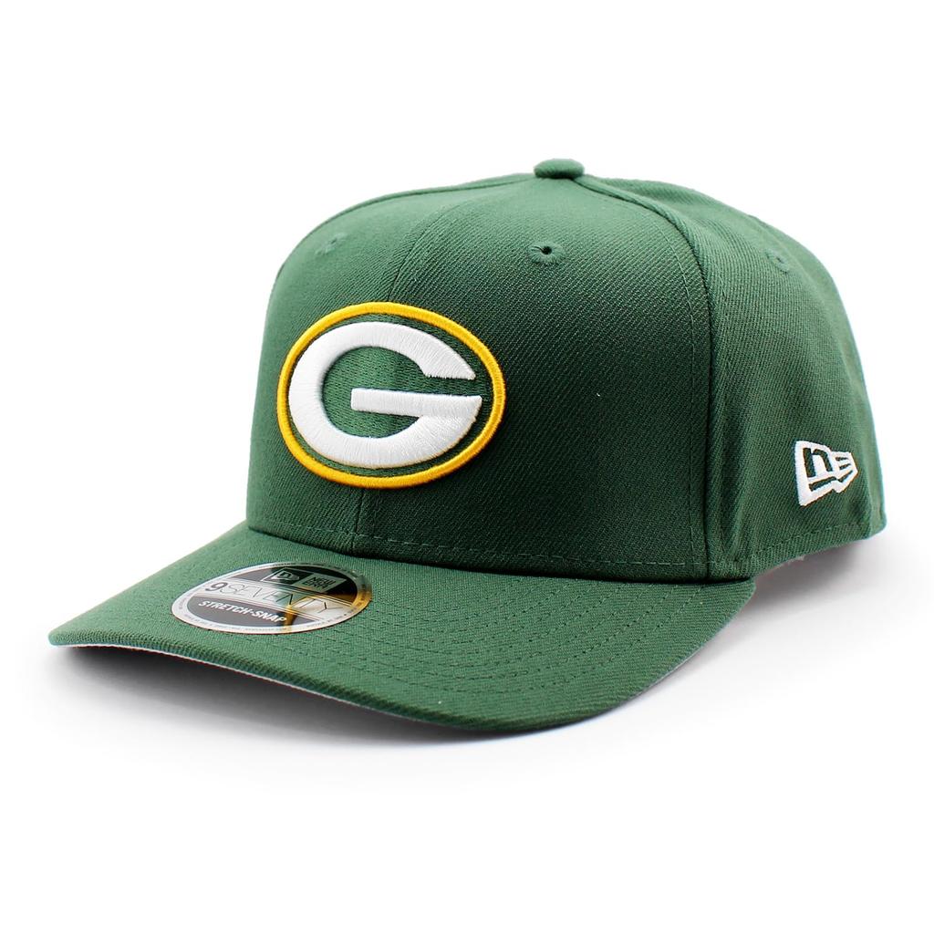 New Era Cap 9SEVENTY Stretch Snapback Green Bay Packers NFL STRETCH SNAPBACK CAP GREEN GREEN BAY PACKERS American Football Hat 970 [Used]