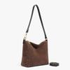 Suede bag women's large capacity 2025 new autumn and winter versatile retro shoulder underarm bag commuter bucket bag