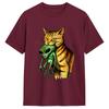 Funny Green Alien Cat Meme TShirt Unisex Round Neck 100 Cotton T Shirts Short Sleeve Tee Shirt Plus Size Clothes