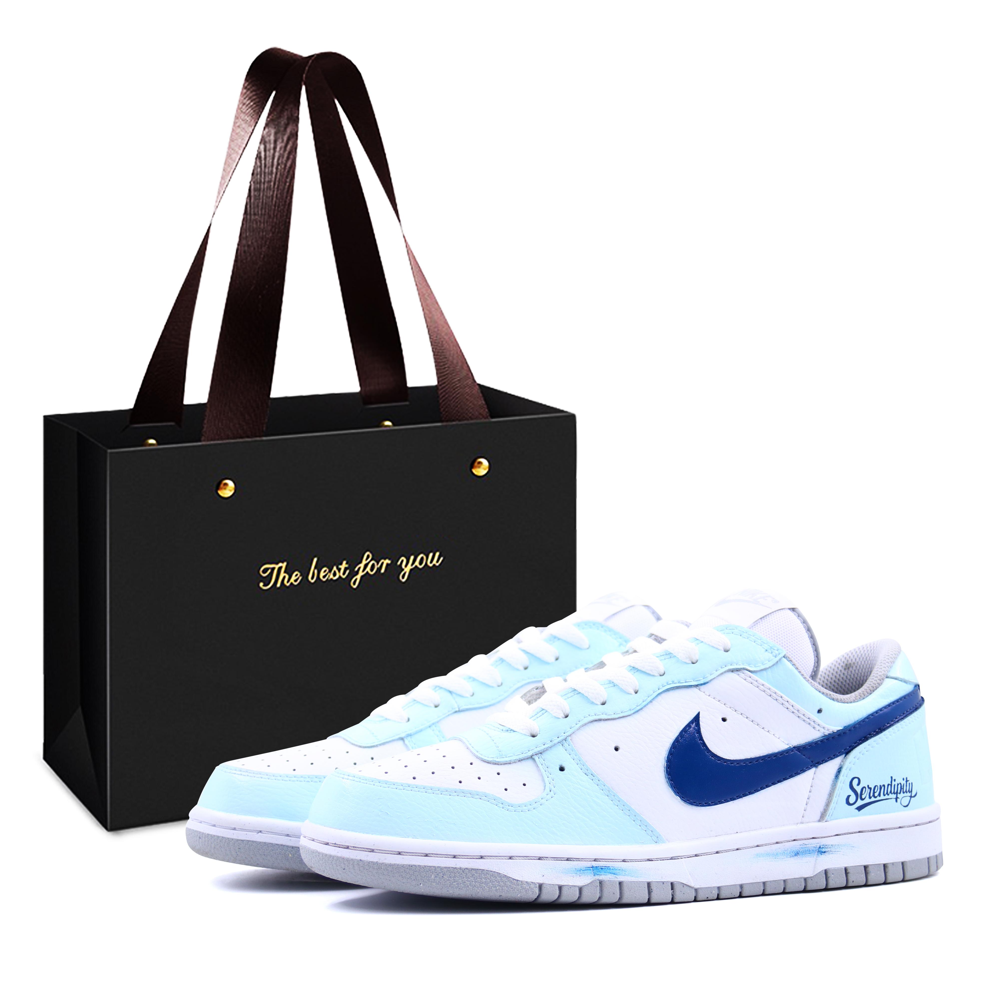 

Nike Big Shopping Bag, Iced Blue, Spring Limited Edition Synthetic Leather, Leather 355152-106(Team620-BOX) 44