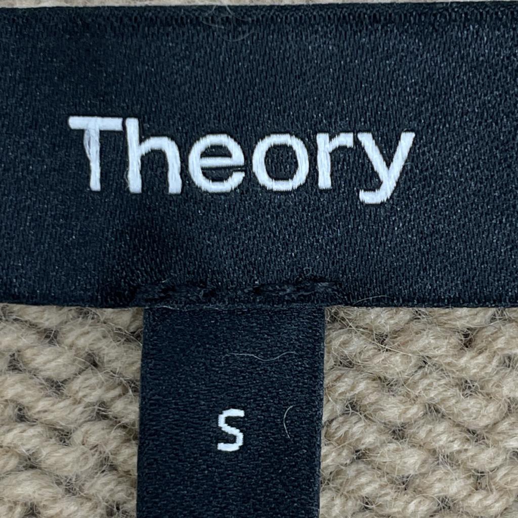 Theory 24 Brown Cashmere Blend Knit tops S BrownUsed