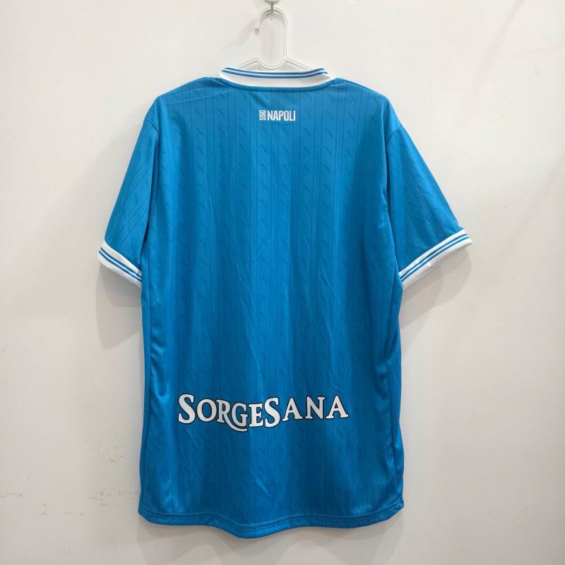 2526 club jersey home fan version No. 11 De Bruyne Lukaku short-sleeved football jersey Serie A men S size (height 165-170cm)