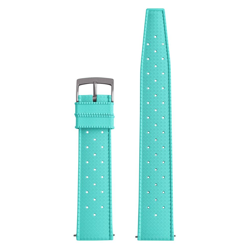 

Tropical FKM Rubber Strap Quick Release Watch Band 18m-19m-20mm-21mm-22mm-23m-24mm Rubber Tropical Strap For Oris Seiko Citizen 24mm