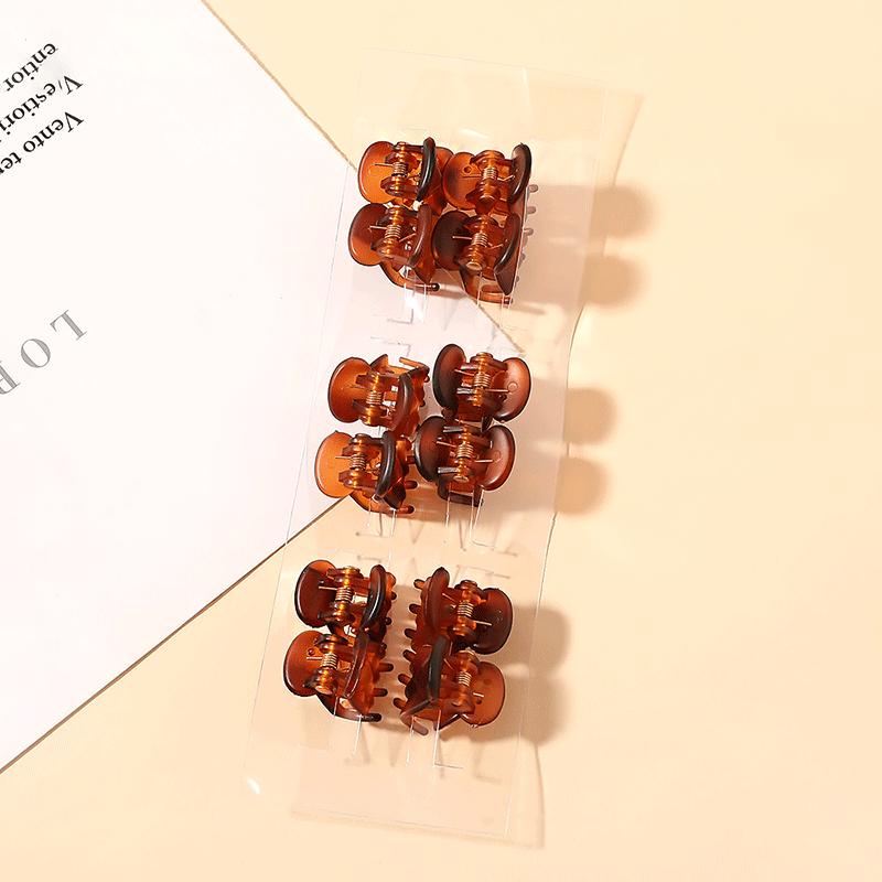 12 szt./partia Klipsy do włosów dla kobiet Klips szponowy Elegancki Kolorowy 1,5 cm Mały Szpon do włosów Dziewczynki Krab do włosów Spinki Akcesoria do włosów