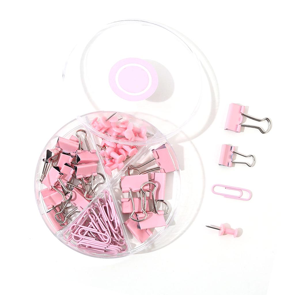 Paper Clips Clips Assorted Multifunction Push Pins Sets with Box for School Document