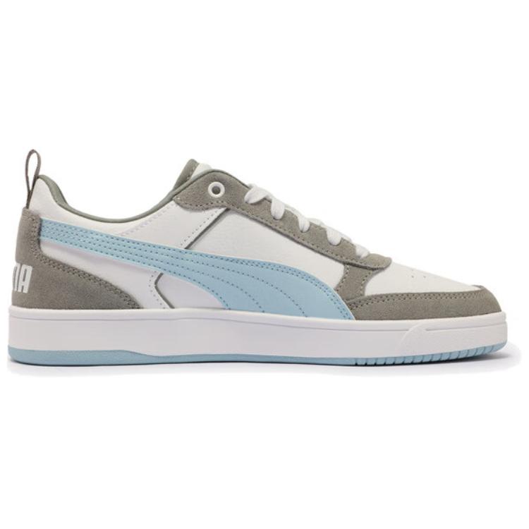 New PUMA DRIBBLE Low Top Casual Shoes Unisex Silver Gray White 401057-06