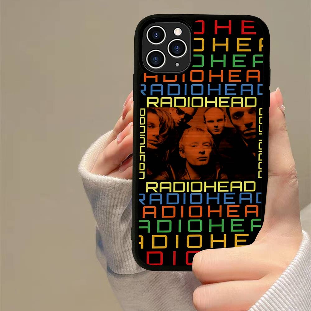 Vintage Fashion Design Radiohead Phone Case Silicone PC+TPU For Samsung S10 20 30 22 23 24 Plus Lite Ultra Cover