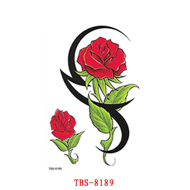 Waterproof Tattoo Sticker, Small Flower Arm, Totem, Semi-Permanent Tattoo Sticker Tattoo