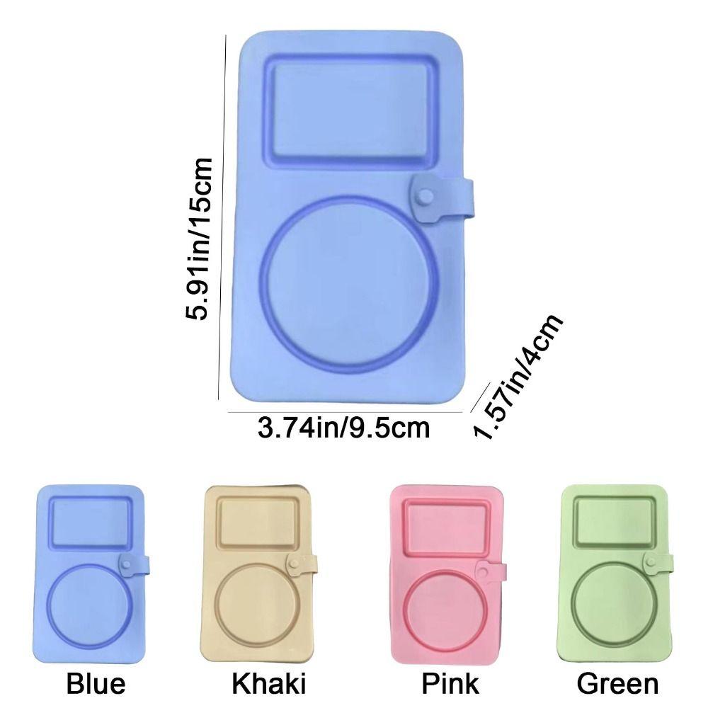 Foldable Double Compartment Snack Box Leakproof Sauce Seasoning Containers Kitchen Gadgets