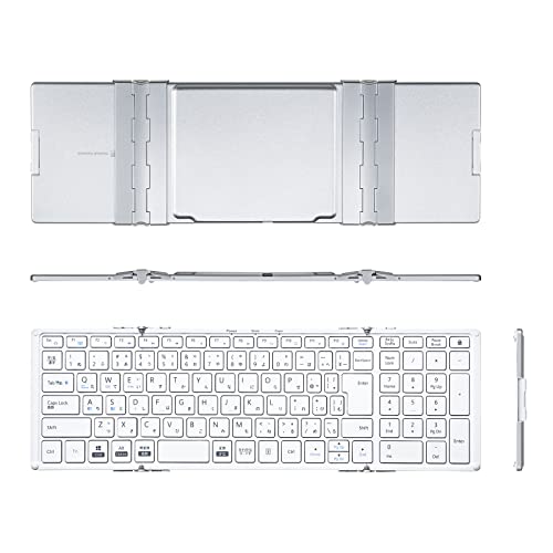 SANWA SUPPLY Bluetooth Folding Full Keyboard (White) SKB-BT35W