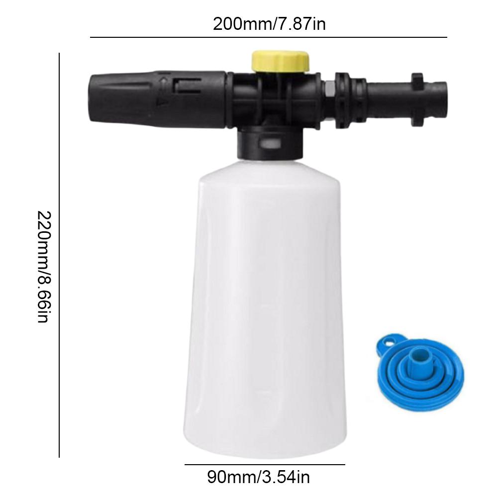 

Пеногенератор Мойка автомобиля Лейка Распылитель для чистки автомобиля Автопушка Снежная пена Чистка окон автомобиля Мыльница Автоаксессуары