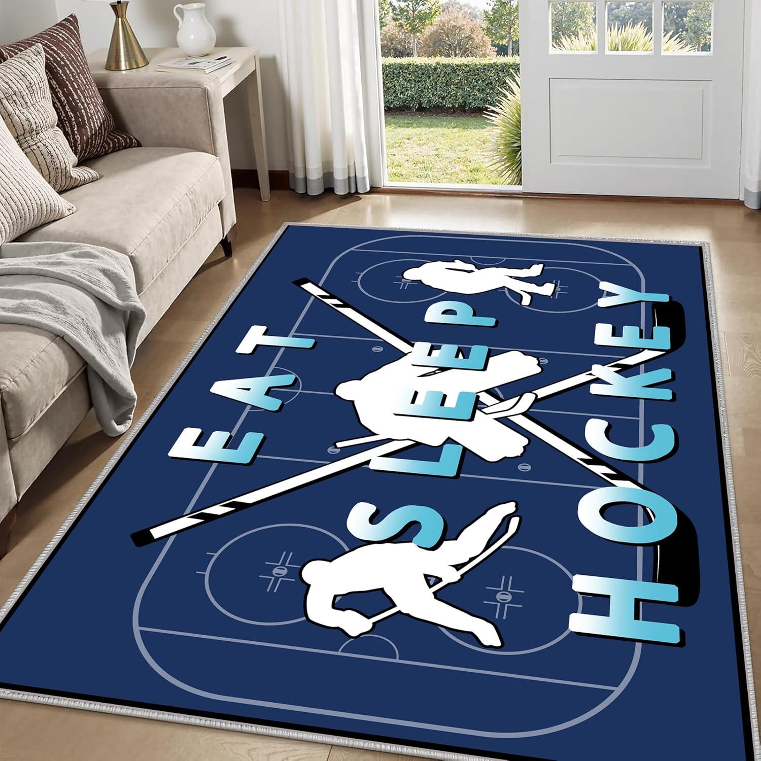 

Racing Track Area Rug Street Speed Theme Floor Mat Creative Game Room Decor Non-Slip Carpet for Boys Playroom Nursery Decor 50cm x 80cm