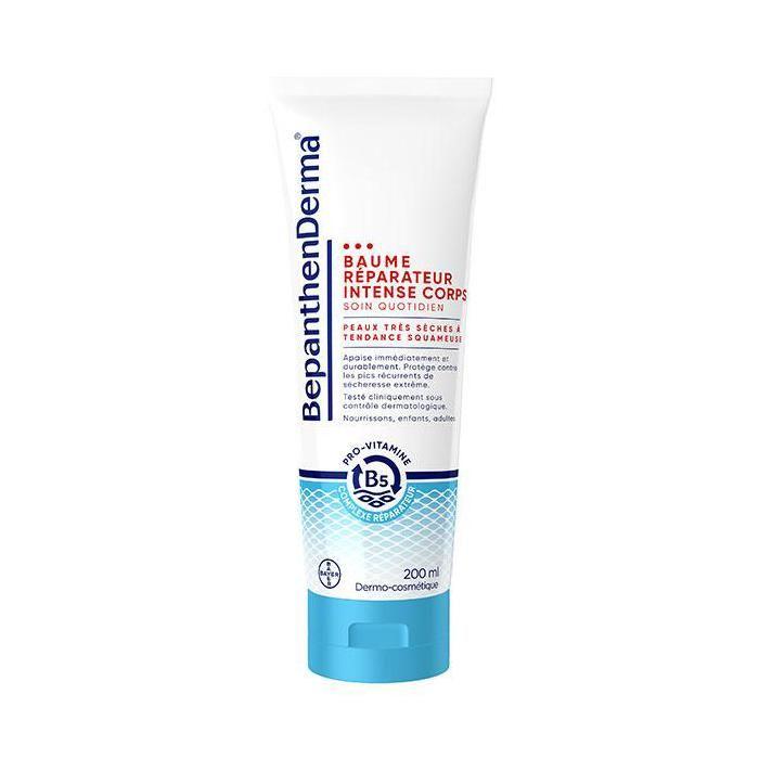 BepanthenDerma® Baume Réparateur Intense Corps Peaux Sèches et Sensibles 200ml