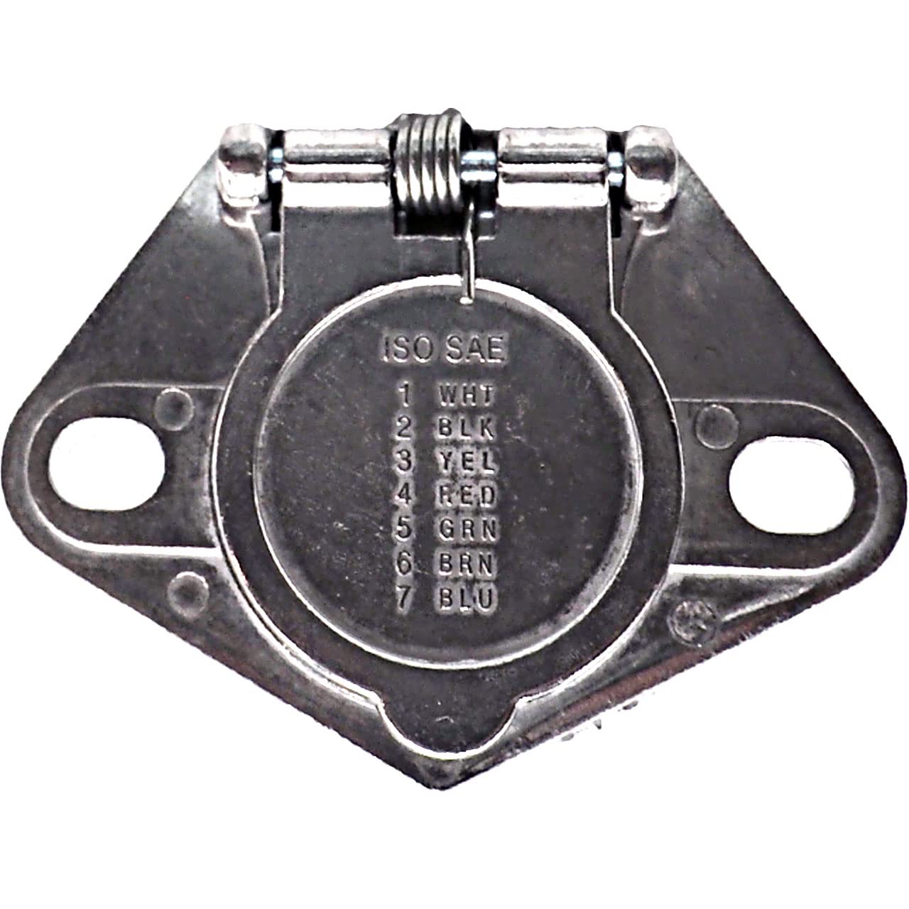 

[Grande Visage] Tow Trailer 7 Pole 7 Pin Electrode Wiring Joint Coupler Connector Trailer Set Camping Caravan RV (Socket Only)